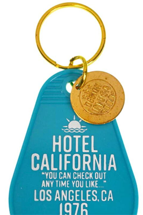 楽天市場】ホテル カリフォルニア キーホルダー ライトブルー 