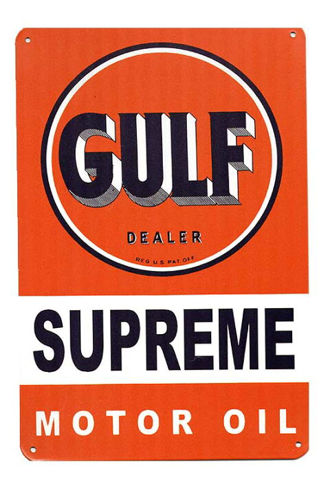 楽天市場】ガルフ GULF SUPREME MOTOR OIL ミニサイズ アメリカン 