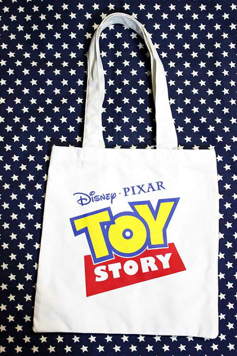 楽天市場】トイ・ストーリー トートバッグ ロゴ柄 ディズニーグッズ  