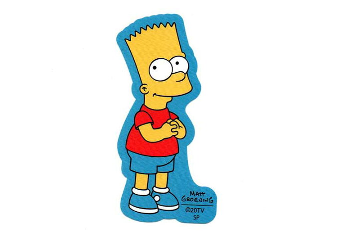 楽天市場 シンプソンズ バート ステッカー The Simpsons グッズ 雑貨 シール キャラクター ポップ アメリカン雑貨 ベリーベリー