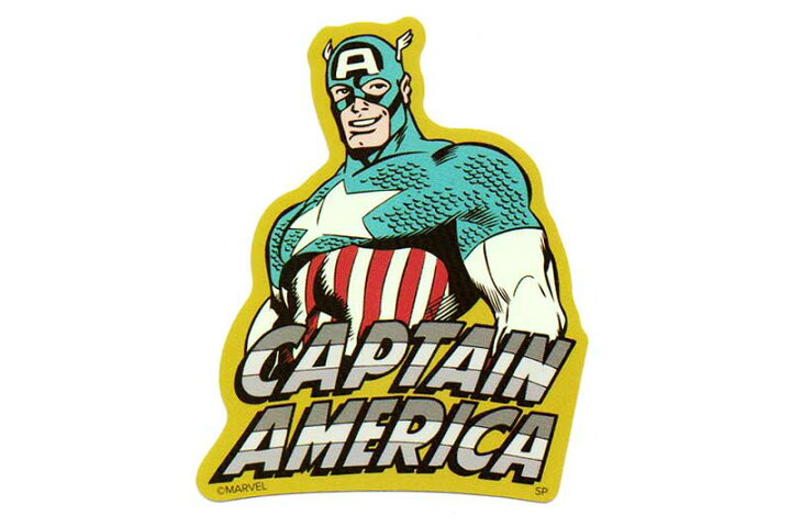楽天市場 キャプテンアメリカ ステッカー Captain America アメコミ柄 アメコミ グッズ 雑貨 シール キャラクター ポップ アメリカン雑貨 ベリーベリー