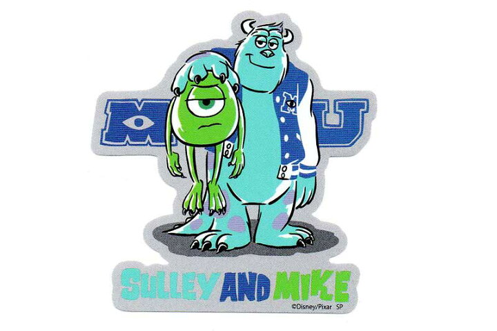 楽天市場 モンスターズ インク サリー マイク ステッカー ディズニーグッズ 雑貨 モンスターズインク シール キャラクター ポップ アメリカン雑貨 ベリーベリー