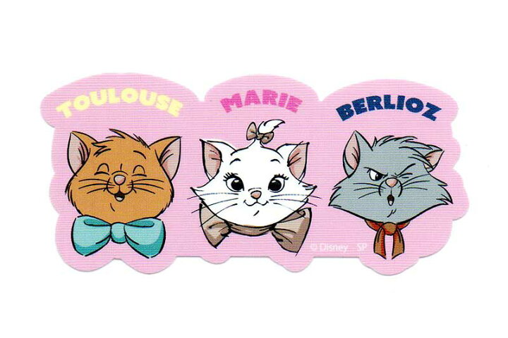 楽天市場】おしゃれキャット マリー ステッカー トリオ柄 マリー  