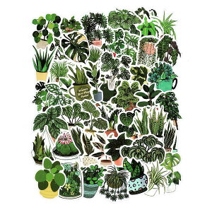 �y���[���֑��������z�ϗt�A���� �X�e�b�J�[ 54���Z�b�g �ϐ����H �h�����H �V�[�� ������� �A�����J �A�����J�� �A�� �G�� 1000�~�ۂ����� �����Z�b�g