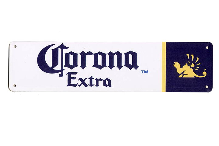 楽天市場】コロナビール CORONA 横長型 アメリカンブリキ看板  