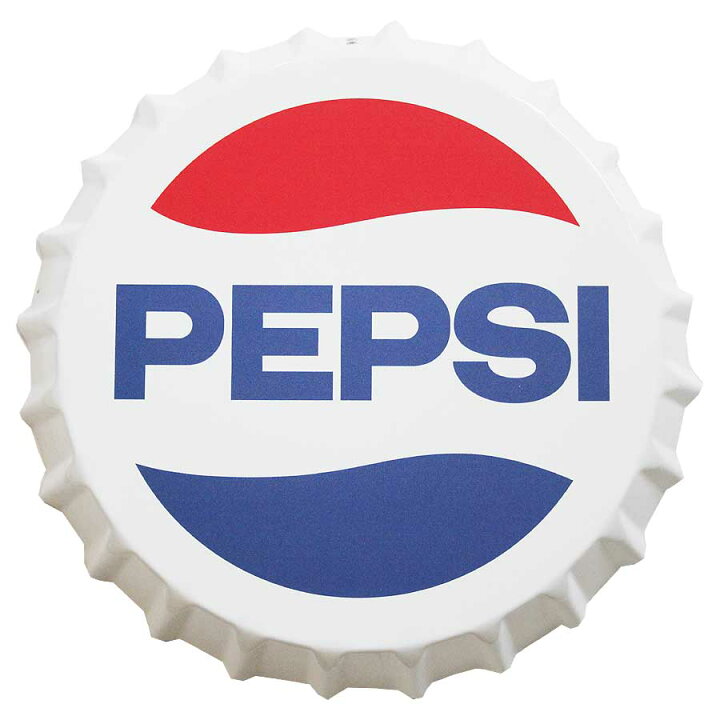 楽天市場】ペプシ 王冠型 立体看板 PEPSI 直径約35cm アメリカン 