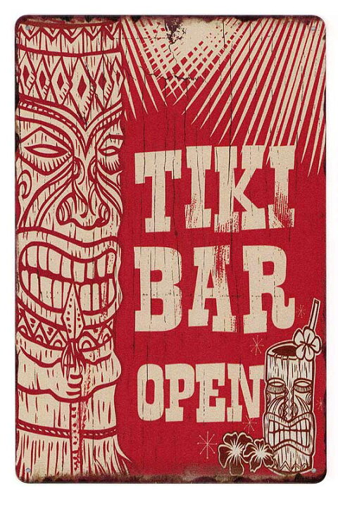 楽天市場】TIKI BAR ティキ・バー ミニサイズ レトロ調 レッド 