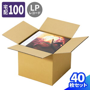 LPレコード ダンボール 100サイズ 10枚〜40枚 (330×330×290) レコード発送 段ボール 100 レコード ダンボール箱 段ボール箱 梱包用 梱包資材 梱包材 梱包 宅配100 箱 宅配箱 ヤマト 宅急便 ヤマト運