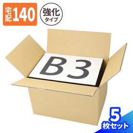 強化ダンボール ダンボール 140サイズ 5枚 10枚 (550×400×370) 重量物用 ダンボール 140 段ボール B3 ダンボール箱 段ボール箱 梱包用 宅配箱 ヤマト 宅急便 ヤマト運輸 ゆうパック 佐川 宅配140 箱 宅配 B3サイズ 引っ越し 収納 大型 大きい 精密機器 発送 高強度 (0735)
