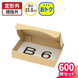 【送料無料】定形外郵便 ダンボール 600枚 B6 (187×133×35)定形外 規格外 ダンボール 段ボール B6サイズ ダンボール箱 段ボール箱 梱包 梱包資材 梱包材 梱包箱 宅配 ヤマト運輸 アクセサリー 小型 小さい 薄型 薄い メール便 発送箱 メルカリ (5282)