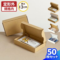 定形外郵便 ダンボール 50枚 (134×82×24) 小さい ダンボール 定形外 小型ダンボール 段ボール箱 ダンボ…