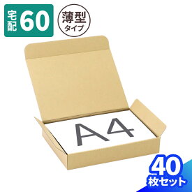 ダンボール 60サイズ A4 10枚～100枚 (302×215×51) 小型ダンボール 段ボール 60 宅配60 ダンボール箱 箱 梱包用 梱包資材 梱包材 梱包 宅配箱 宅配 ヤマト運輸 ボックス 小さい 収納 衣類 発送 メルカリ 梱包 本 書籍 Tシャツ 組み立て式 ギフトボックス (0452)