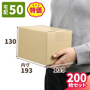 ダンボール 50サイズ B6 200枚 広告入 (193×139×130) 小型 段ボール 60サイズ ダンボール箱 段ボール箱 B6サイズ 梱包資材 梱包材 梱包 宅配60 箱 宅配箱 ヤマト 宅急便 ヤマト運輸 ゆうパック 佐川
