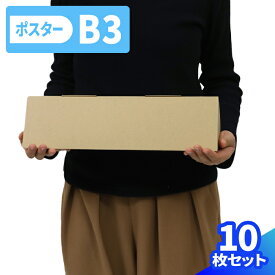 ポスターケース ダンボール B3 10枚～40枚 (369×60×60) カレンダー ダンボール ポスター 段ボール B3サイズ 紙管 60サイズ ダンボール箱 段ボール箱 宅配60 箱 梱包 梱包資材 梱包材 梱包箱 宅配 図面 収納 メルカリ 発送 (0374)