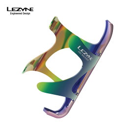 LEZYNE レザイン 自転車 アクセサリー ボトルケージ CNC CAGE NEO METALLIC CNC加工 アルミ 流線形 オイルスリックカラー 重量42g 水分補給 ウォーターボトル ネオメタリック