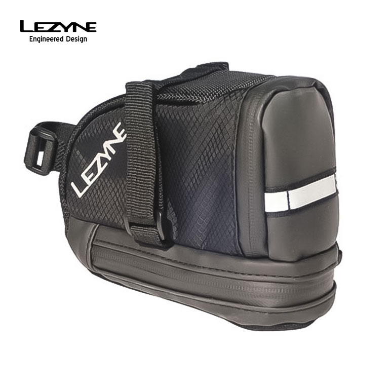 LEZYNE レザイン 自転車 アクセサリー バッグ L CADDY サドルバッグ フレームバッグ シームレスジップ 大型 撥水性 重量115g 容量0.95リットル ブラック
