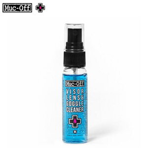 MUC-OFF �}�b�N�I�t ���]�� �����e�i���X �N���[�i�[ VISOR & LENS & GOGGLE CLEANER 32ml �X�|�[�c�S�[�O���p�N���[�i�[ 09-7554001003 �I�[���}�C�e�B��� �E�C�I���� �|���J�[�{�l�[�g �R�� ���� ������