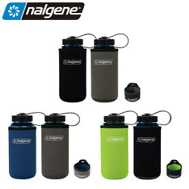 NALGENE ナルゲン ユニセックス アウトドア 水筒 マグボトル リバーシブルボトルケース0.5L 61440 26SS 春夏 ネオプレーン素材 軽量 伸縮性 耐熱性 耐寒性 汎用性 合成ゴム ブラックグレー ブルーグレー グリーンブラック