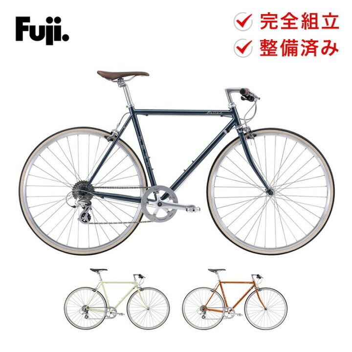 楽天市場 店頭受取のみ 10 Off Fuji フジ 自転車 バイク ロードバイク Ballad バラッド 22年モデル 8段変速 サイズ 43 49 52 54 56 防犯登録可 通勤 通学 整備済み クロモリフレーム プレゼント付き ベストスポーツ