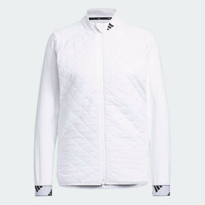 【30%OFF】adidas アディダス レディース ゴルフウェア ジャケット COLD. RDY キルトレイヤード フルジップジャケット MKS52 23FW 秋冬 レギュラーフィット スタンドカラー 保温性