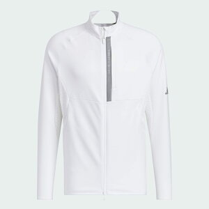 【セール 30%OFF】 adidas アディダス メンズ ゴルフウェア ジャケット COLD. RDY フルジップジャケット JTY65 24FW 秋冬 スタンドカラー 保温性 フロントジップポケット 伸縮性 バインディングテープ
