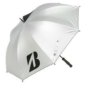 BRIDGESTONE ブリヂストン メンズ ゴルフ 紫外線対策 銀傘 遮光モデル UM2402 24SS 春夏 手開き式 収納袋付 晴雨兼用 遮熱効果 熱中症対策 ポリエステル グラスファイバー アルミ シルバー