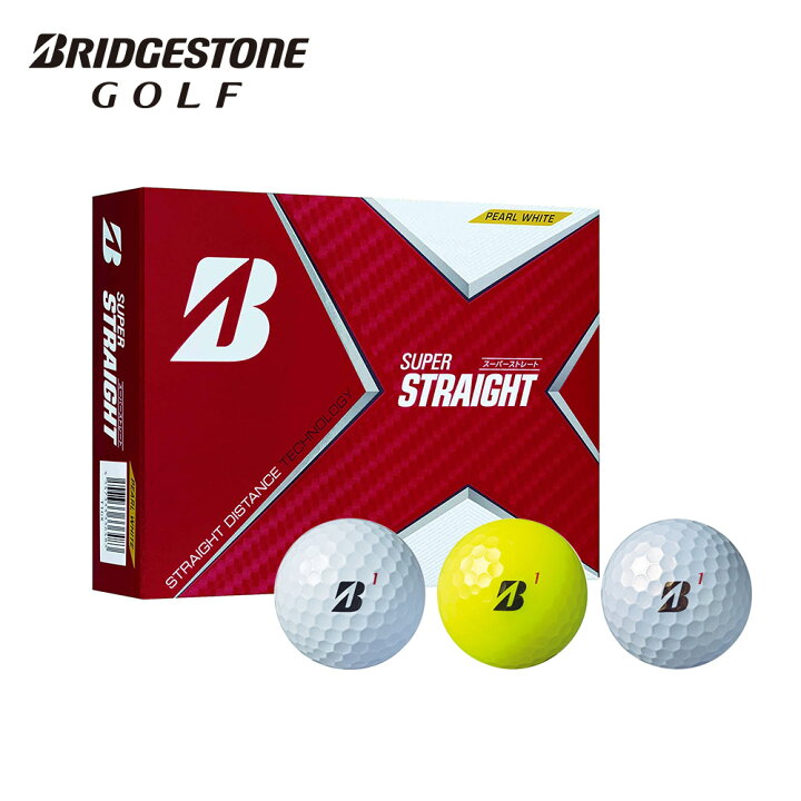 楽天市場 土日もあす楽 Bridgestone Golf ブリヂストンゴルフ ゴルフボール Super Straight スーパーストレート 1ダース 12球入り 日本正規品 T1wx T1gx T1yx ホワイト パールホワイト イエロー ゴルフ ボール ベストスポーツ