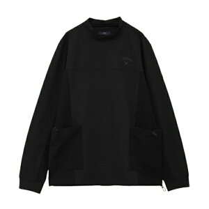 【セール 30%OFF】 Callaway キャロウェイ メンズ ゴルフウェア シャツ カノコ&ドットエアモックネックシャツ C24233104 24FW 秋冬 高通気性 軽量感 裾スピンドル仕様 ドローコード仕様 お洒落デザ
