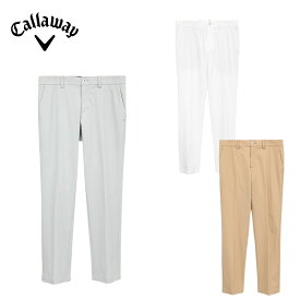 【セール 25%OFF】 Callaway キャロウェイ メンズ ゴルフウェア パンツ 8WAYストレッチドビーパンツ C25126100 25SS 春夏 伸縮性ウエスト 透け防止 ベーシックパンツ 立体的織り柄 スラックスタイプ 軽量 フィット感 ポリエステル