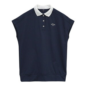 【セール 20%OFF】 Callaway キャロウェイ レディース ゴルフウェア シャツ -3度裏クールフレンチスリーブポロシャツ C25134208 25SS 春夏 吸汗速乾性 UPF50 冷感素材 涼しげデザイン シルバー刺繍 ポ