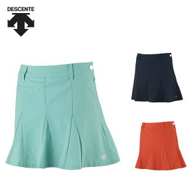 40％OFF セール DESCENTE GOLF デサントゴルフ レディース ゴルフウェア スカート ナイロンサッカーストレッチスカート DGWVJE07 23SS 春夏 UV CUT UPF50 2WAYストレッチ 吸汗速乾 インナーパンツ ポケット4つ 送料無料