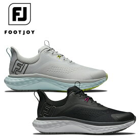 【セール 10％OFF】FOOTJOY フットジョイ レディース ゴルフ 靴 くつ シューズ WOMEN'S FJ クオンタム LACED 97817 25SS 春夏 防水性 軽量性 ボリューム感 快適性 防水合成繊維 グレーブルー ブラックホワイト