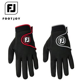 【15％OFF】FOOTJOY フットジョイ メンズ ゴルフ グローブ ウェザーグリップエクストリーム 両手用 FGWX24 24FW 秋冬 発熱 蓄熱素材 手洗い推奨 人工皮革 ポリエステル ブラックグレー ブラックレッド