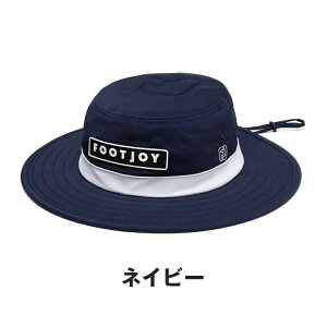 【20%OFF】FOOTJOY フットジョイ メンズ ゴルフ 帽子 ハット スクエアパッチバケットハット FH24WPBK 24FW 秋冬 大き目つば スクエア型ベース 新FOOTJOYワードマーク デボス仕様 BIG FJロゴ ポリエステ