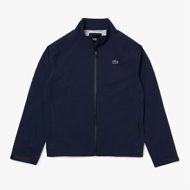 【P3倍】【セール】LACOSTE ラコステ メンズ ゴルフウェア ウィンドブレイカー 撥水ミニマルゴルフウィンドブレイカー BH5044-99 23FW 秋冬 トリアセテート素材 伸縮性を 止水ジップフロン