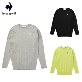 【セール】Le coq sportif ルコック メンズ ゴルフウェア セーター ホールガーメントセーター RIJOUME リジューム QGMWJL10 23FW 秋冬 手洗い可 ECO レーヨン ポリエステル