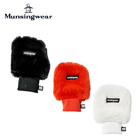 【P5倍】【10%OFF】Munsingwear マンシングウェア レディース ゴルフ アームウォーマー フェイクファー 手甲 MECWJD50 23FW 秋冬 保温性 フェイクファー素材 スタイリッシュロゴ 片手右利き用 ブラック オレンジ ホワイト