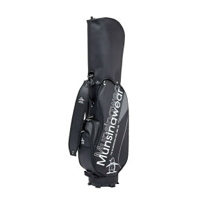 【セール 10%OFF】Munsingwear マンシングウェア ユニセックス ゴルフ キャディバッグ マルチカラーキャディバッグ MG5FCB03M 25FW 秋冬 軽量 2.6kg 9型 6分割 47インチ対応 シンプルデザイン ポケット完