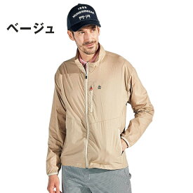【セール 20%OFF】 Munsingwear マンシングウェア メンズ ゴルフウェア ブルゾン ナイロンはっ水パッカブルジャケット MG5SJK23M 25SS 春夏 ユーティリティー パッカブル用ポケット コンパクト収納 シアー感 アウトドア ベージュ ネイビー