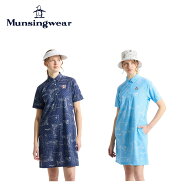 Munsingwear マンシングウェア レディース ゴルフウェア ワンピース 高通気 Sunscreen NIR バンダナ総柄…