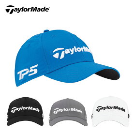【セール】TaylorMade テーラーメイド メンズ ゴルフウェア 帽子 キャップ ツアーレーダー JE804 24SS 春夏 3D刺繍 プロダクトロゴ シンプル ブラック グレー ロイヤル ホワイト