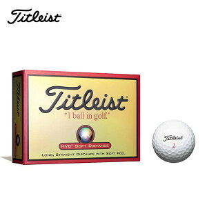 Titleist ^CgXg St Ehpi St{[ HVC SOFT DISTANCE 1_[X 12 1HVSD-J-12P \tgT[ |u^WG S