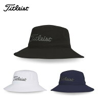 Titleist タイトリスト メンズ ゴルフ 帽子 ハット プレイヤーズ ステイドライ バケットハット TH23PSB 2…