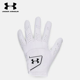 【土日も発送】20%OFF セール UNDER ARMOUR アンダーアーマー メンズ ゴルフ UAスピース ツアー グローブ 左手用 左手着用 1363656 22SS 春夏 ストレスフリーなフィット感 ビルトインクロージャータブ 左手用 羊革 ナイロン ポリウレタン