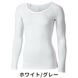 【SS期間中エントリーで店内全品P10倍】【セール】UNDER ARMOUR アンダーアーマー レディース ゴルフウェア カットソー UAヒートギア コンプレッション ロングスリーブ クルーネック シャツ 1384844 24SS 春夏 4wayストレッチ 水分コントロール 消臭効果 UPF