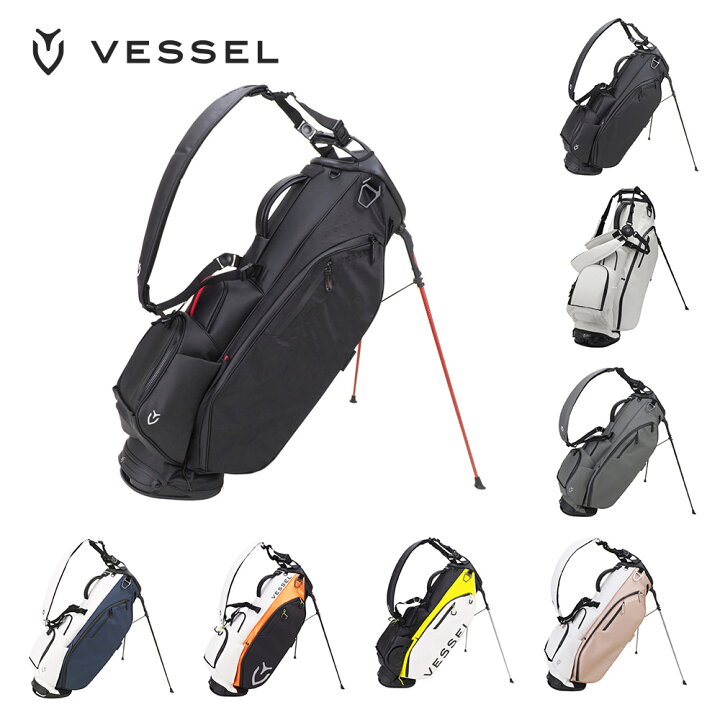 楽天市場】VESSEL ベゼル ゴルフ メンズ キャディバッグ キャディー 
