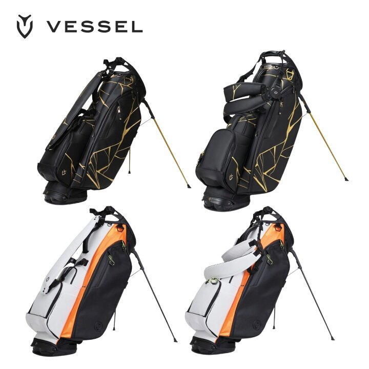 楽天市場】VESSEL ベゼル メンズ ゴルフ キャディバッグ PLAYER 4.0 