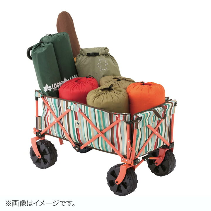 楽天市場】LOGOS ロゴス アウトドア 収納 キャリーカート 丸洗い長い  