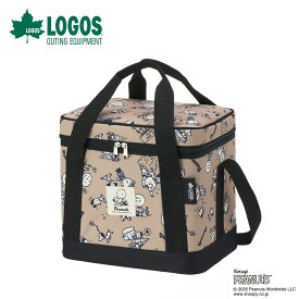 【P10倍】 LOGOS ロゴス アウトドア クーラーバック SNOOPY PEANUTS 75years ソフトクーラー 86001139 保冷力 誕生75周年オリジナルモデル 氷点下パック収納 ポケット装備 ショルダーベルト付き ジッパー裏断熱材 ポリエステル ポリエチレン PEVA