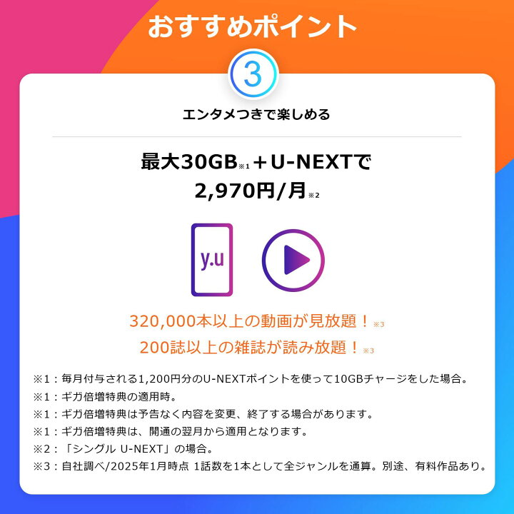 楽天市場】【ギガ倍増特典実施中】格安SIM y.u mobile エントリー 